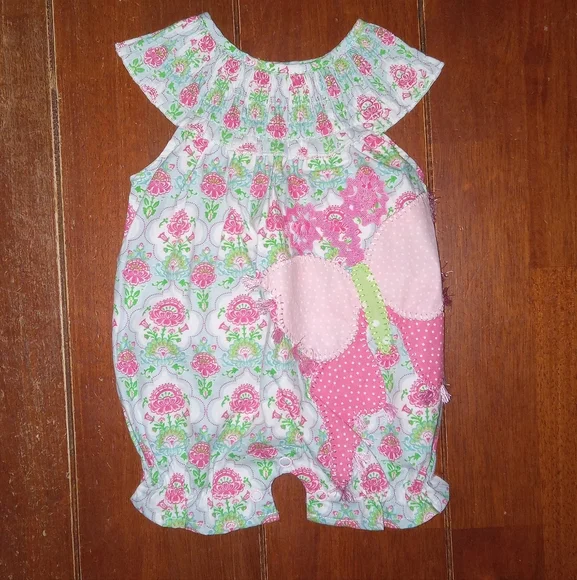 0-3m mudpie romper - Picture 2 of 7